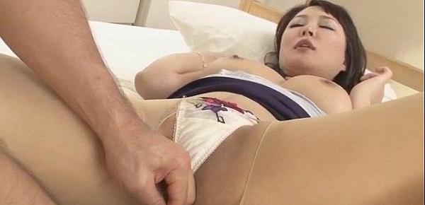  Busty milf Hinata Komine enjoys strong cock in her twat